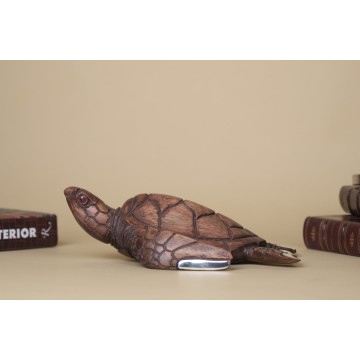 Suar wood carved Turtles