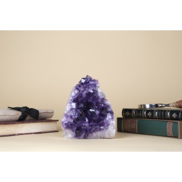 Amethyst crystal cluster