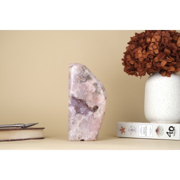 Pink Amethyst geode