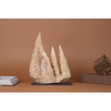 Orange Calcite Stalagmite