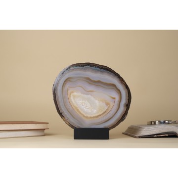 Agate sliced