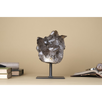 Grey Smoky Quartz Cluster