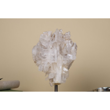 Hyaline Quartz Crystal Cluster