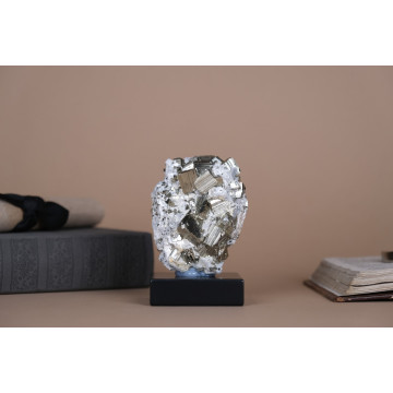 Pyrite cubic crystals