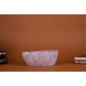 Rose Quartz Crystal Bowl