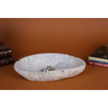 Coral fossil bowl