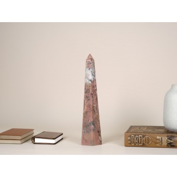 Red Calcite Obelisk