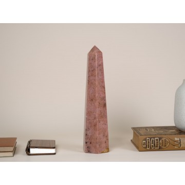 Red Calcite Obelisk