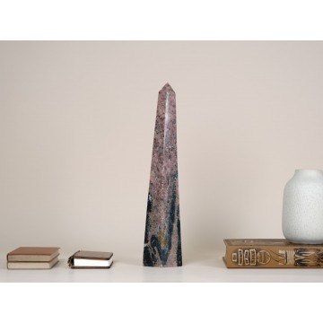 Red Calcite Obelisk