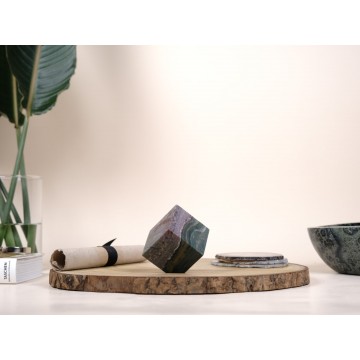 Ocean Jasper cube