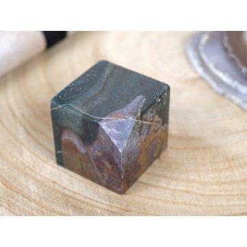 Ocean Jasper cube