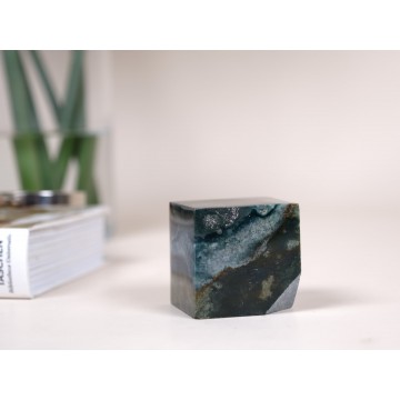 Ocean Jasper cube