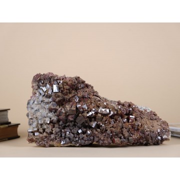 Vanadinite crystals on matrix