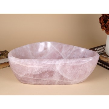 Rose Quartz Crystal Bowl