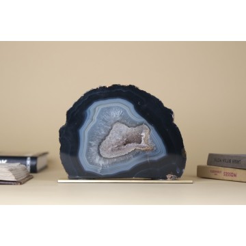 Blue Quartz Geode